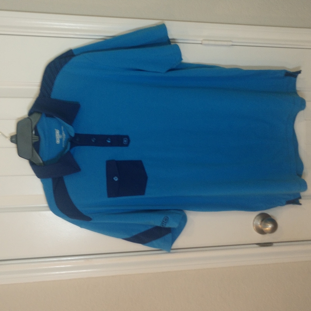 Ogio Large Men's Polyester Cotton Spandex blend Polo Shirt